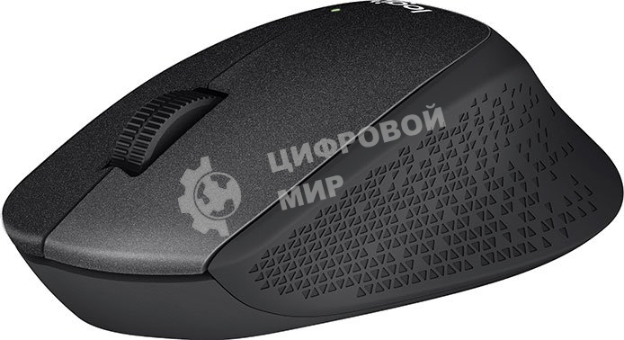 Мышь беспроводная Logitech M330 SILENT PLUS черный, 1000 dpi, радиоканал, USB, кнопки - 3