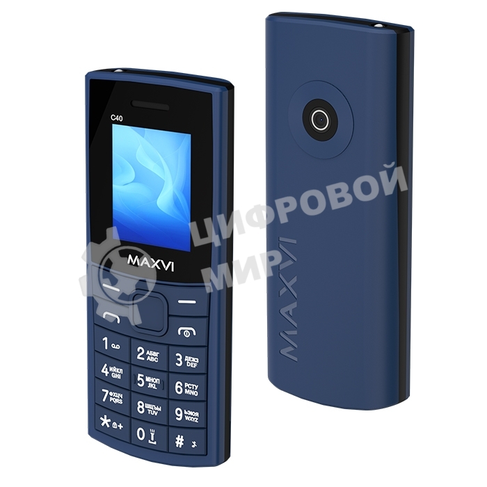 Мобильный телефон Maxvi C40 синий