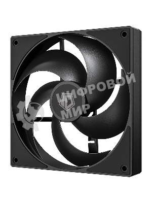 Вентилятор для корпуса ID-Cooling AS-120-K черный 120мм 2000rpm 27.2db 4-pin