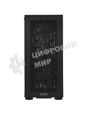 Корпус PCCooler ME200 MESH BK, Midi-Tower, чёрный, 3 x 120 мм