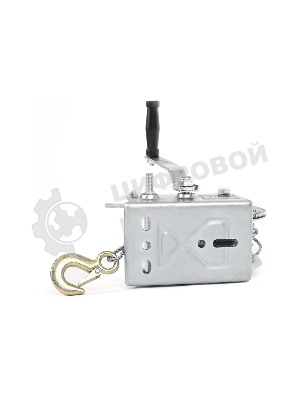 Лебедка ручная барабанная PATRIOT WH 1100B, усилие - 1100 кг, трос- 8 м