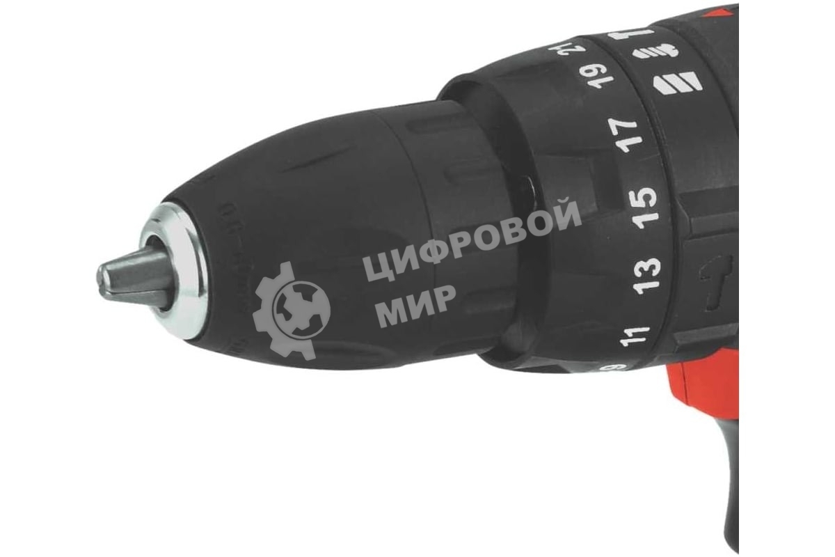 Шуруповерт ударный аккумуляторный KLECO KE18DM-15 (18В, Li-ion-1шт, 1,5 А·ч, 30Нм, З/У, биты 32шт, сверла 9шт дерево/металл)