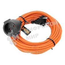 Удлинитель-шнур силовой Garden Series Denzel б/з, ПВС, 10 м, 1 розетка, 2*1 мм