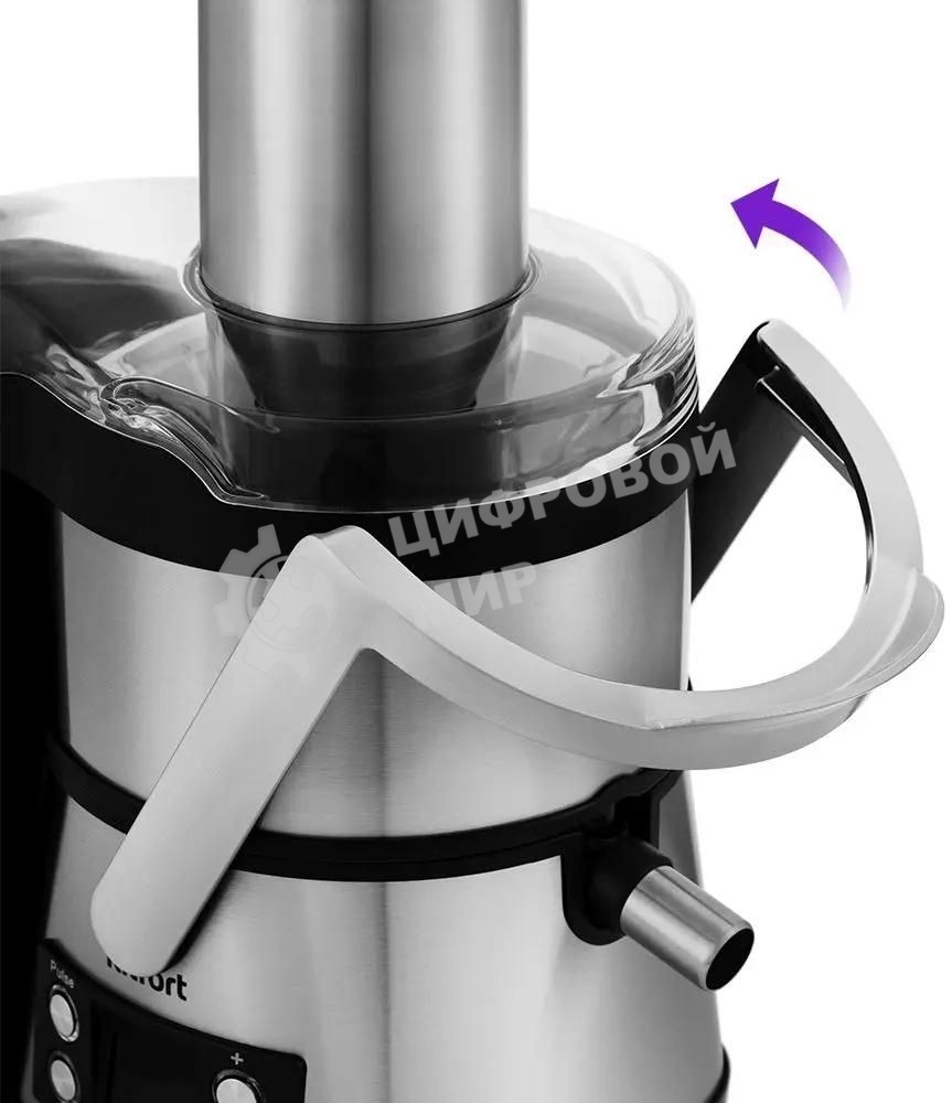 Кухонный комбайн Kitfort KT-1395 800Вт серебристый/черный