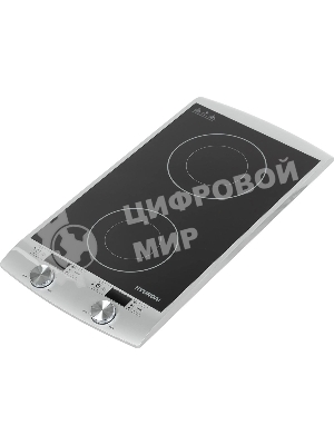 Плита настольная электрическая Hyundai HYC-0103 серебристый/черный стеклокерамика (настольная)