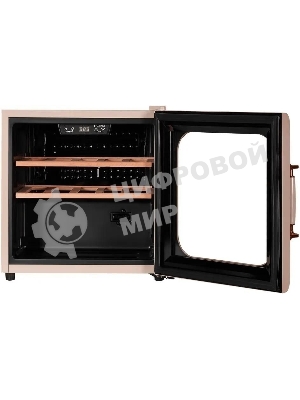 Винный шкаф Maunfeld MFWC-40SCH14 шампань, 40 л, 1 отсек, 14 бут., класс G