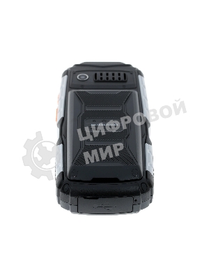 Мобильный телефон BQ 2430 Tank Power черный/серебристый