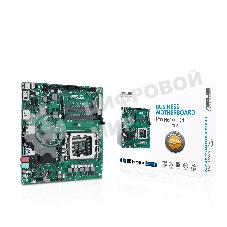 Материнская плата ASUS Pro H610T D4-CSM, LGA 1700, Intel H610, 2xSO-DIMM DDR4, 2xSATA, 1xM.2 (PCIe 4.0 x4/SATA), 1xHDMI, 1xDP, 1x 1Gb LAN, 2xUSB-A 3.2 Gen 1, 2xUSB-A 2.0, 2x3.5 мм, 7.1, Mini-ITX