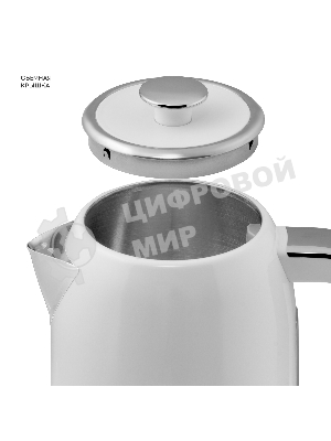 Чайник электрический Galaxy Line GL 0352, сливочный зефир, металл, 2200 Вт, 1.7 л