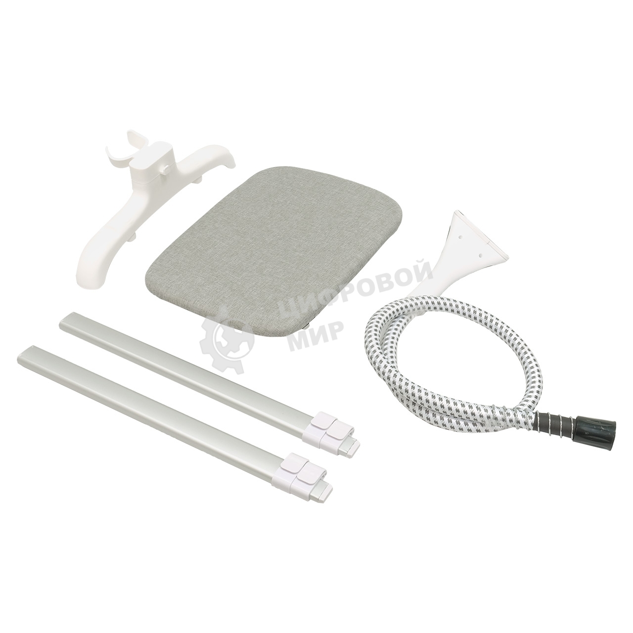 Отпариватель Bort Steam Duo белый, 1800 Вт, 32 г/мин, 1.8 л