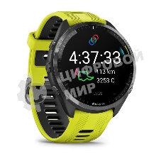 Смарт-часы Garmin Forerunner 965 черный, желто-черный ремешок 47мм