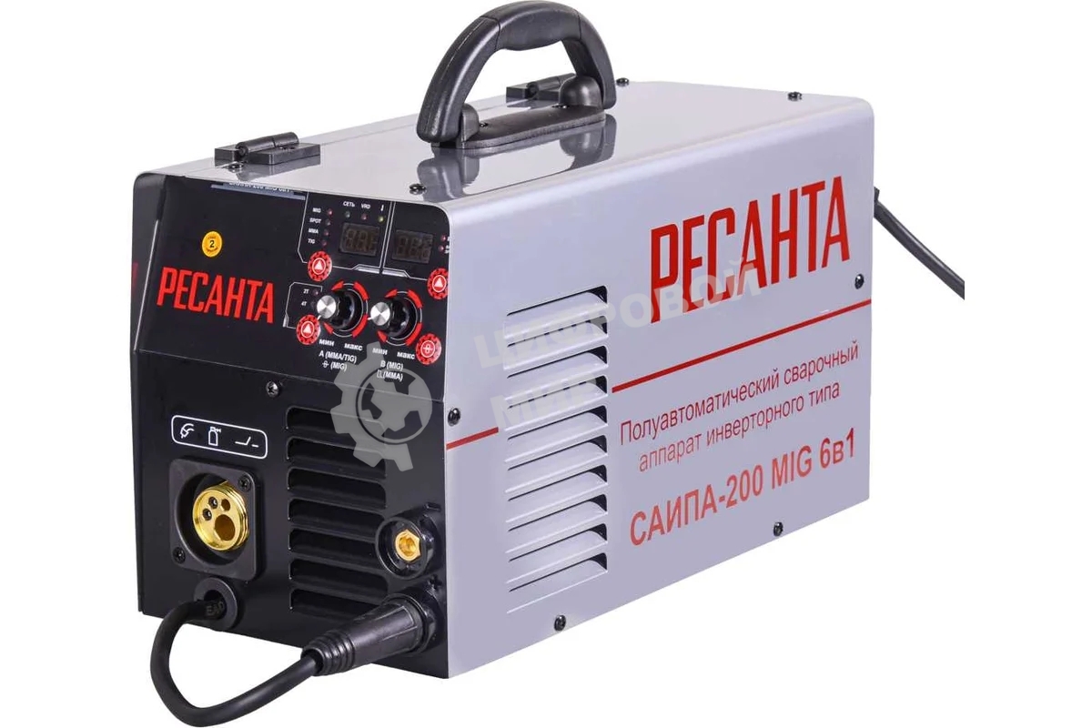 Сварочный аппарат инверторный полуавтоматический Ресанта САИПА-200 65/9