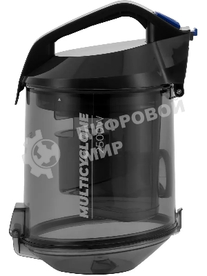 Пылесос Starwind SCV2555 черный/синий, 400/2500 Вт, уборка сухая, пылесборник контейнер 3 л