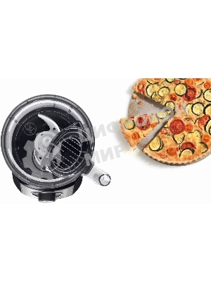 Кухонный комбайн Bosch MCM3501M 800 Вт, Скорости: 2, Блендер 1 л, Чаша 2.3 л, черный/серебристый