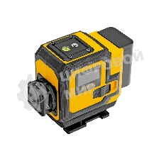 Лазерный уровень мультипризменный Denzel DLV-360-3T, 30 м, зеленый луч, Li-Ion 2,4 Aч, штатив