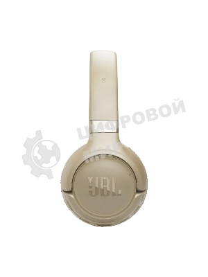 Беспроводные/проводные наушники JBL Tune 680NC бежевый, накладные, Bluetooth + проводной, адаптивное шумоподавление