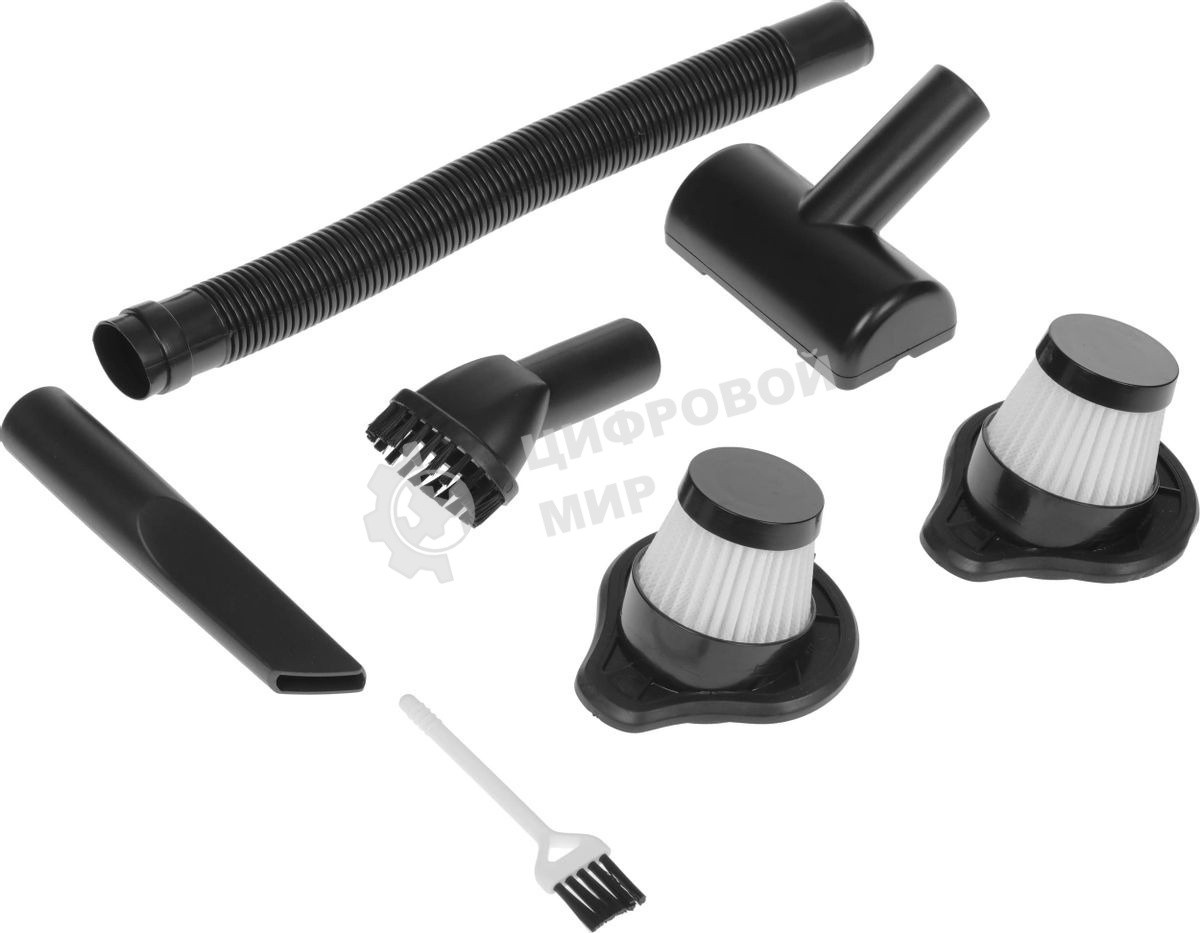 Пылесос ручной Ritmix CVC-003 черный/серый, 70 Вт, уборка сухая, пылесборник контейнер 0.32 л