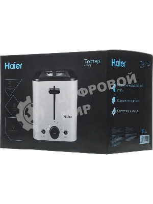 Тостер Haier HT-601 900Вт серебристый