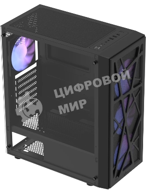 Корпус Formula Mana AR V2 Black, Midi-Tower, чёрный, 3 x 120 мм