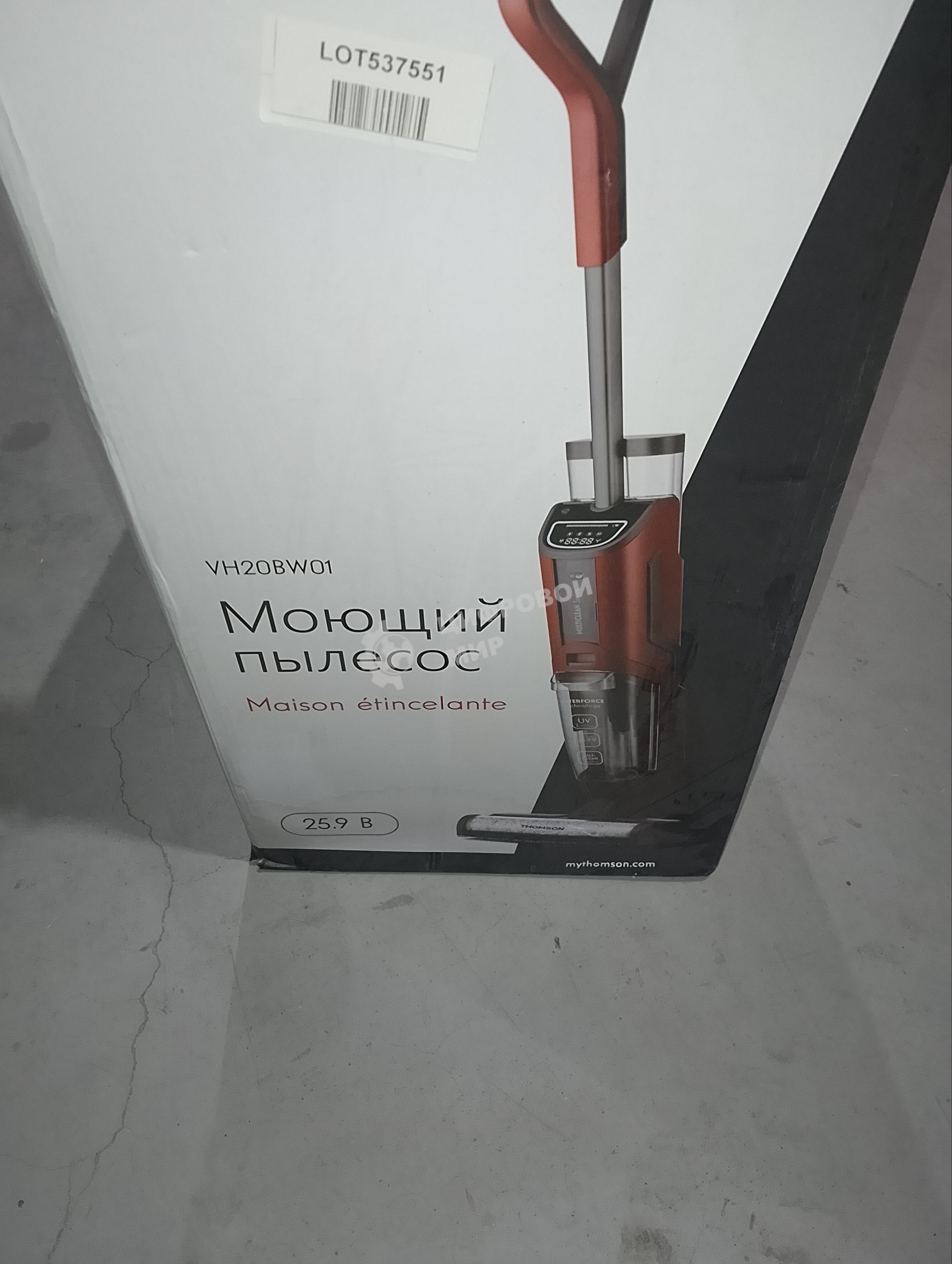 (Б/У) Вертикальный пылесос THOMSON VH20BW01 RED [Cм.описание!]