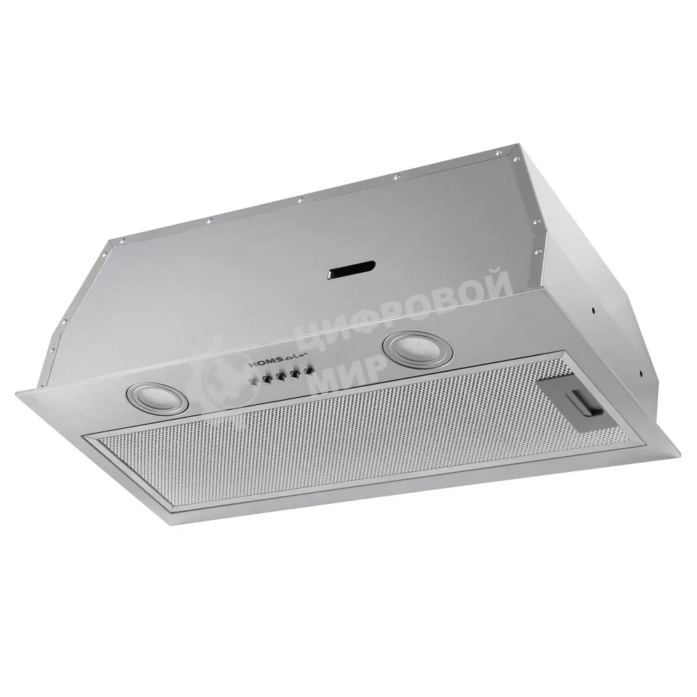 Вытяжка встраиваемая HOMSair Fleet 60 нержавеющая сталь, 59.8 см, 520 куб. м/ч, 50 дБ