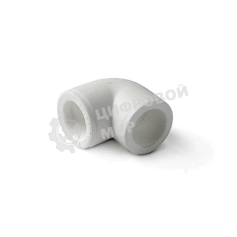 Уголок 90 град. 63 полипропиленовый PPR белый PRO AQUA