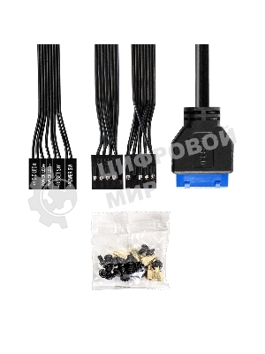 Компьютерный корпус Minitower ExeGate BAA-403U2-UNS450 (mATX, БП UNS450 с вент. 12см, 1*USB/2*USB 3.0, HD Audio, черный)