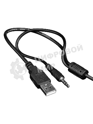 Веб-камера OKLICK OK-C8825 640x480, 30 кадр/с, USB Type-A, микрофон, черный/белый