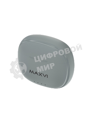Наушники TWS Maxvi MHF-117BT серый, внутриканальные, Bluetooth, до 4 ч