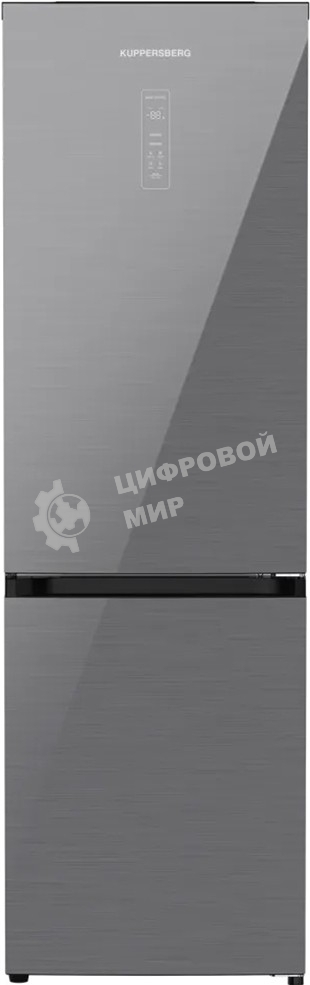 Холодильник Kuppersberg RFCN 2015 SG серебристый двухкамерный 235/109л морозилка снизу, No Frost