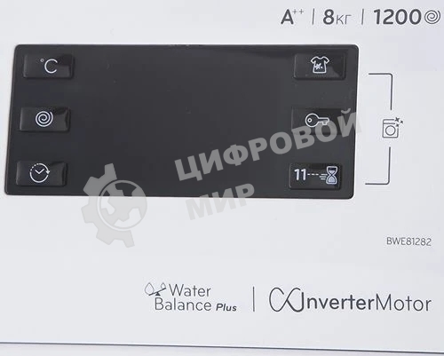 Стиральная машина Indesit BWE 81282 L белый, загрузка фронтальная 8 кг, 1200 об/мин., класс: А