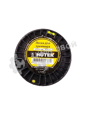 Леска для садовых триммеров Huter S24100 d=2.4мм L=100м для Hunter GGT-800S(T)/1000S(T)/1300S(T)/1500S(T) (71/2/4)