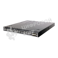 Коммутатор Edge-corE 4630-54PE-O-AC-F AS4630-54PE, 48-Port GE RJ45 port PoE++, 4x25G SFP+, 2 port 100G QSFP28 for stacking, Broadcom Trident 3, Dual-core Intel Denverton CPU, dual AC 1200W PSUs and 2 + 1 Fan Modules with port-to-power airflow, 2 front rac