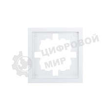 Рамка 1-мест. горизонт. ZIMA белый LEZARD 704-0200-146