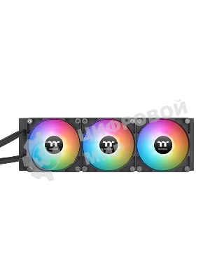 Система жидкостного охлаждения Thermaltake TH360 V2 Ultra ARGb Soc-AM5/AM4/1200/1700/1851 черный 4-pin 25.8dB Al+Cu LCD Ret (CL-W384-PL12SW-A)