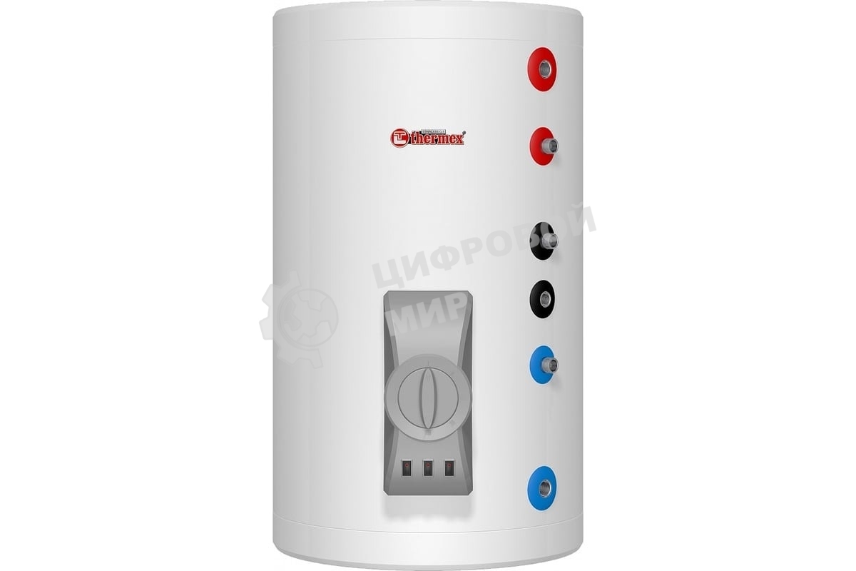 Водонагреватель электрический комбинированный Thermex IRP 150 V (combi) белый, накопительный, 150 л, 6 кВт, напольный, вертикальный, бак из нержавеющей стали