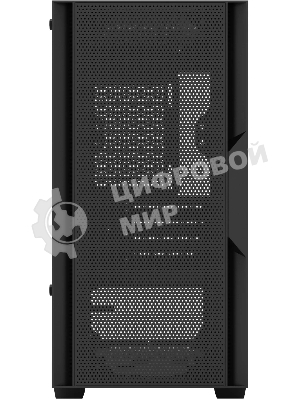 Компьютерный корпус Оклик OCC-MN307 черный без БП mATX 8x120мм 2xUSB 2.0 1xUSB 3.0 audio bott PSU