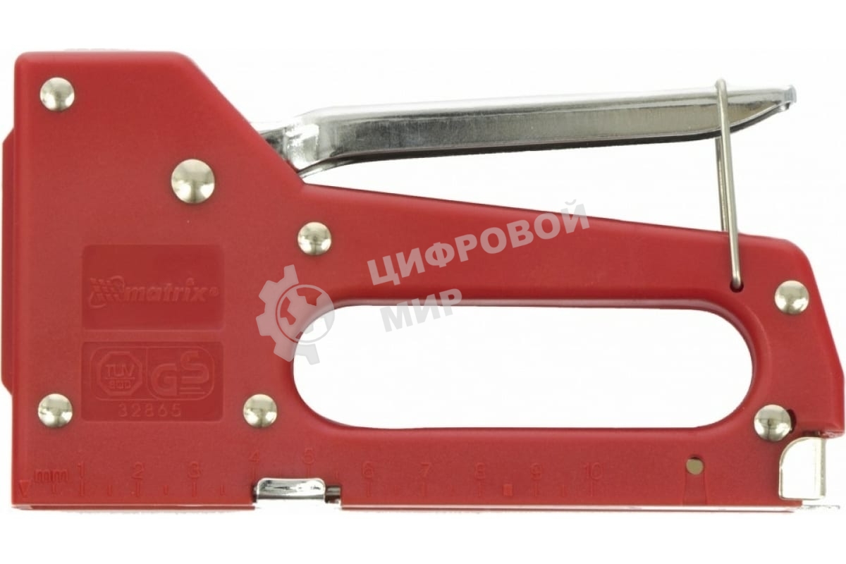 Степлер мебельный Matrix пластиковый, тип скобы 53, 6-8 мм