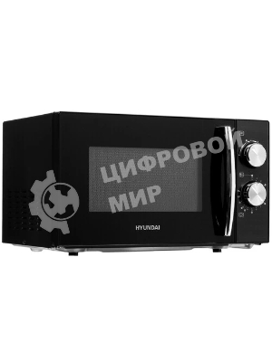 Микроволновая печь Hyundai HYM-M2050 черный, 20 л, 700 Вт, переключатели - поворотный механизм