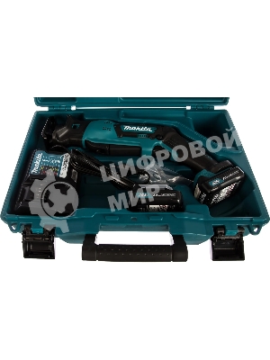 Ножовка Makita JR103DWAE10.8В 2х2Ач Li-ion 0-3300об\м ход-13мм рез-50мм 1.3кг чем б\кл зам. пилки