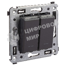 Выключатель двухклавишный DKC Avanti 4412104 