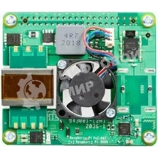 Плата Power Over Ethernet (POE) Raspberry Pi PoE HAT for Raspberry Pi 3B+ и 4B, SC0468, для питания Raspberry Pi через Ethernet кабель. Вентилятор в комплекте. (RPI3-MODBP-POE)(RASP3328)(221-1857) (492820)