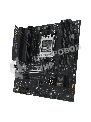 Материнская плата ASUS TUF GAMING A620M-PLUS, AM5, AMD A620, 4xDDR5, 4xSATA, 2xM.2, 1xPCI-E 4.0 x16, 2xPCI-E x1, 2xDP, 1xHDMI, 1x 2.5Gb LAN, 2xUSB-A 3.2 Gen 1, 4xUSB-A 2.0, 3x3.5 мм, 7.1, Micro-ATX
