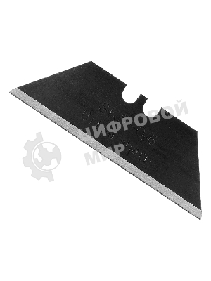 Лезвия Denzel 19 мм, сталь SK5 - 0,6 мм, трапециевидные, 5 шт.