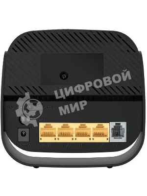 Роутер беспроводной D-Link DSL-2640U/R1A ADSL2+ черный ANNEX А