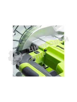 Торцовочная пила Greenworks GD24MS216 24V, бесщеточная, с протяжкой, без АКБ и ЗУ [1501707]