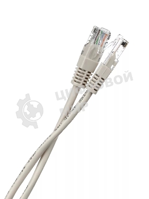 Коммутационный шнур Патч-корд литой Aopen/Qust ANP511 3M UTP cat.5е 3м серый