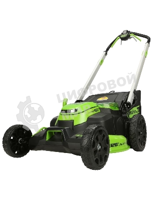 Газонокосилка аккумуляторная GreenWorks GD60LM61, 60V, 61 см, самоходная, бесщеточная, без АКБ и ЗУ (2519107)