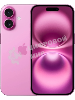 Смартфон Apple iPhone 16, 8/128Gb, розовый