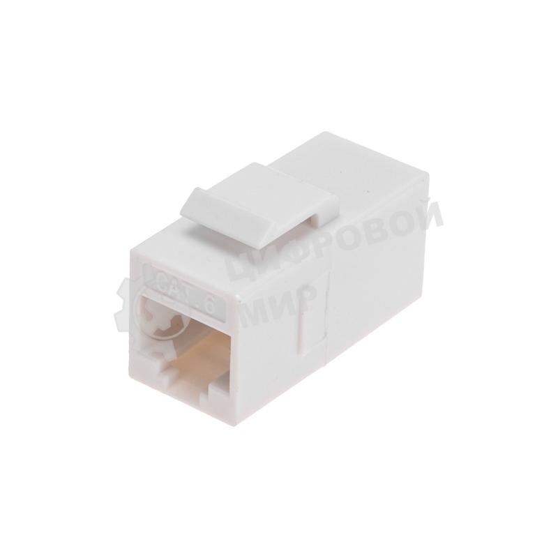 Адаптер проходной формата Rexant Pro Keystone, Jack RJ-45(8P8C), UTP, CAT 6